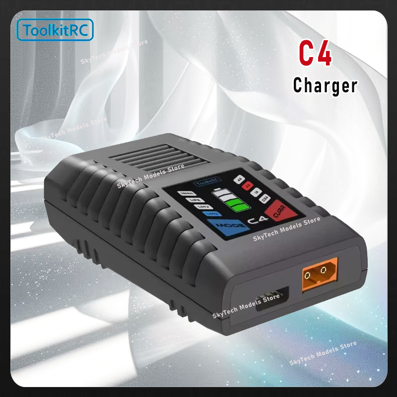 Drone Racing Charger - ToolkitRC C4 50W cargador equilibrado Simple