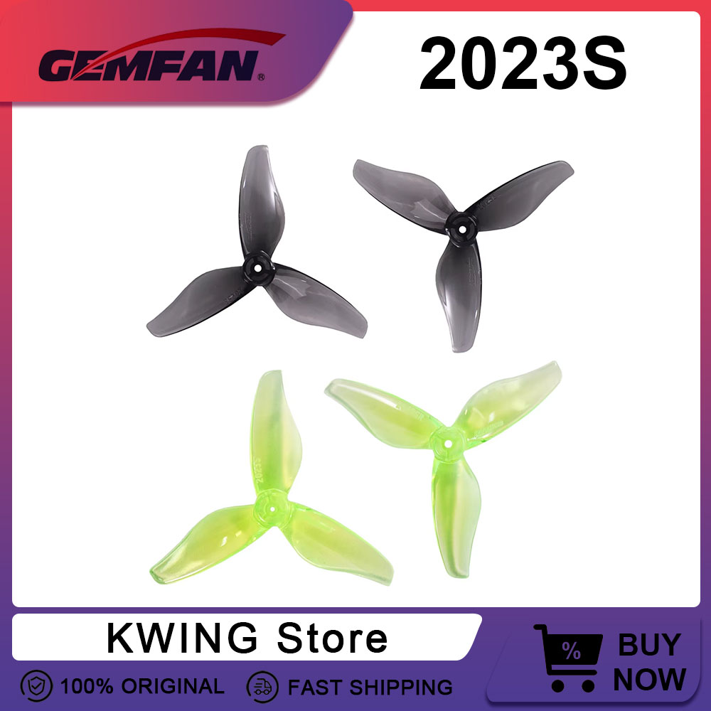Drone Racing Propeller - 12 pares (12CW + 12CCW) Gemfan