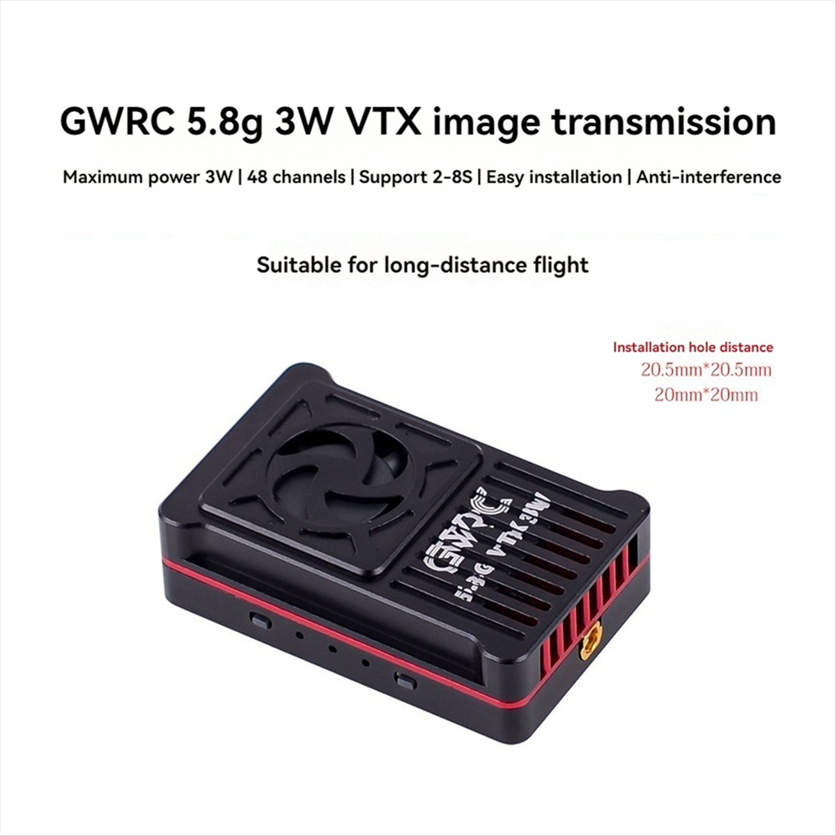 Transmisor de Video VTX de 5.8 - Drone Racing Vtx reseña y precio
