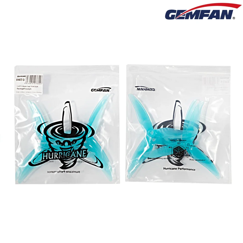 10 pares (10CW + 10CCW) Gemfan - Drone Racing Propeller reseña y precio