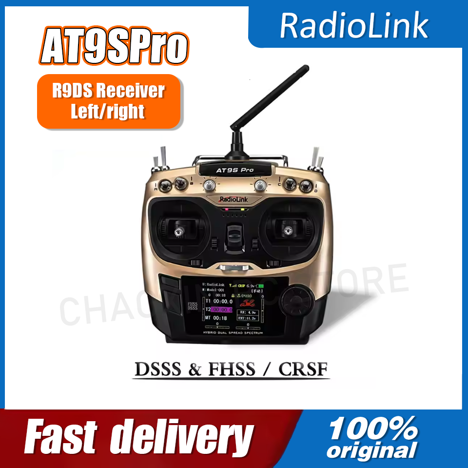 Radiolink AT9SPro 12CH 2.4G DS - Drone Racing Battery reseña y precio