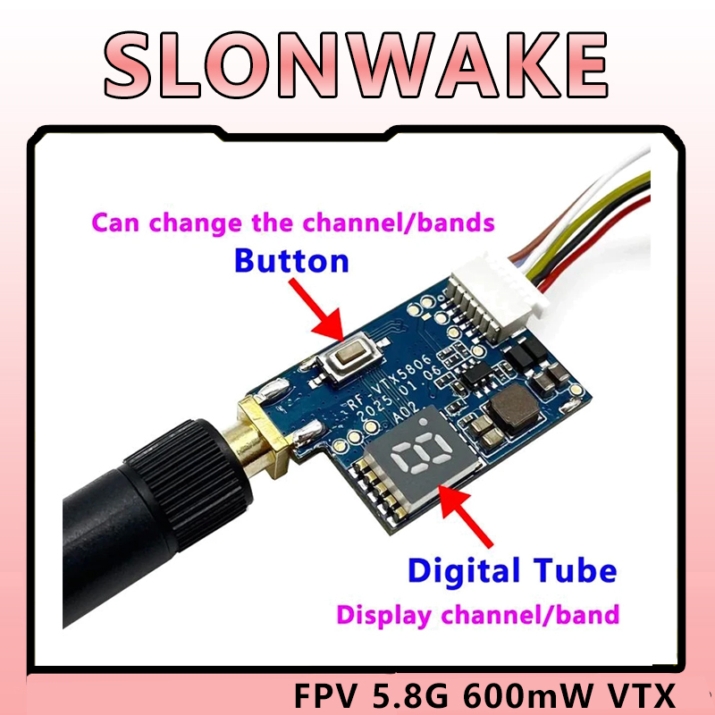 SLONWAKE 5,8G TS5823 PRO Mini  - Drone Racing Transmitter reseña y precio